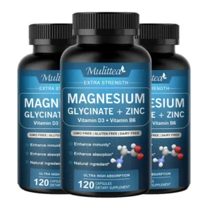 500mg Glycine Magnesium with Zinc, Vitamin D3 B6