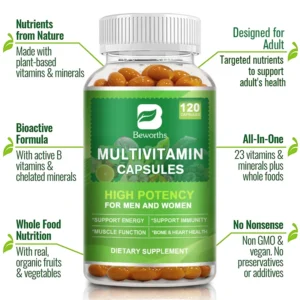 Multivitamin Capsules for Women and Men